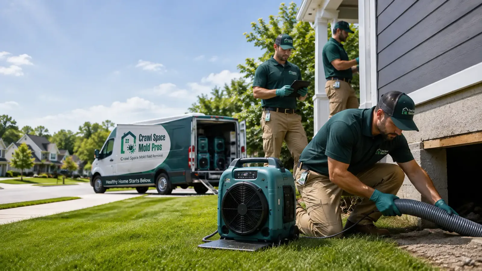 Crawl Space Mold Removal in Humboldt, MN
